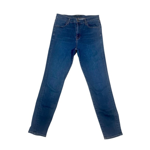 J Brand ALANA dark indigo bluebell wash High Rise Skinny Jeans Size 29 - Picture 4 of 12